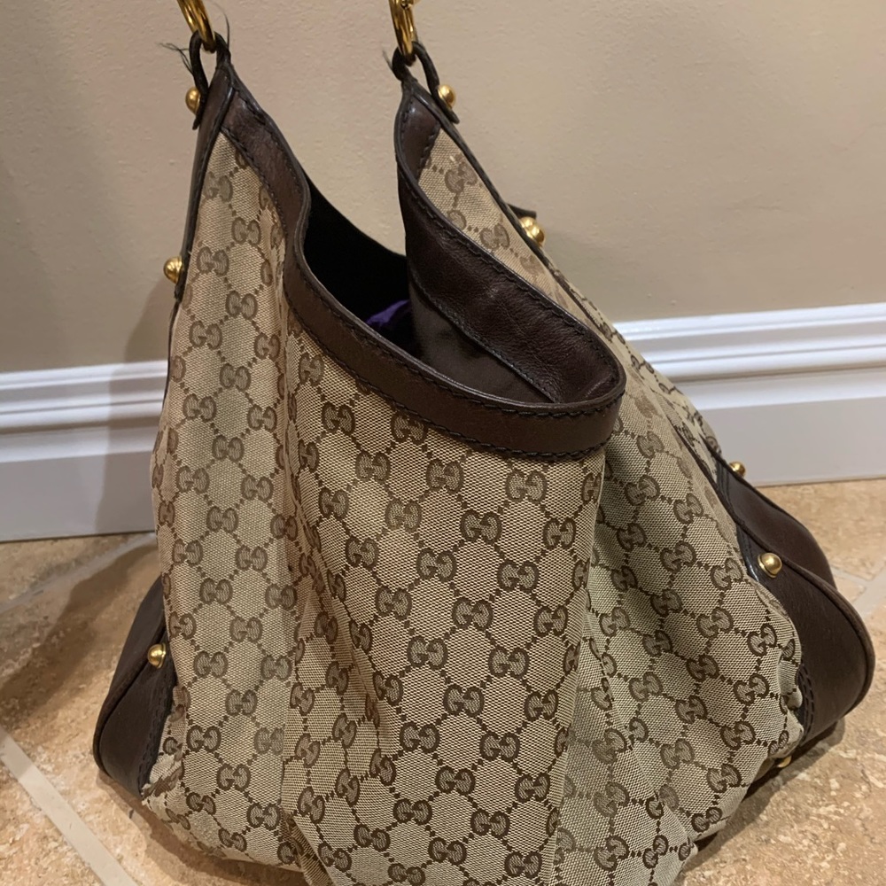 Slouched shoulder tote bag